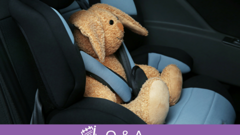 How do I help my child get in the carseat?